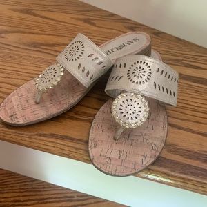 Sam and Libby Sandals, pretty good color.